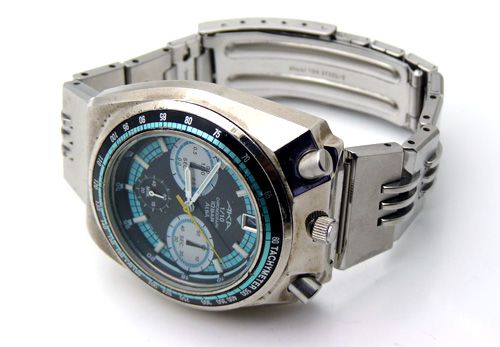 AKA ALBA ( SEIKO ) Bullhead Chronograph V657 QUARTZ VINTAGE 70s Retro 