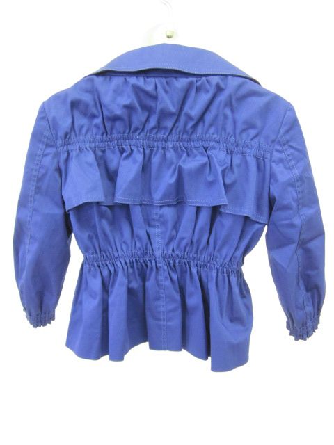 PHILOSOPHY DI ALBERTA FERRETTI Blue Button Jacket Sz 2  