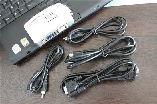 Universal VGA to TV RCA Composite S Video/Video Converter