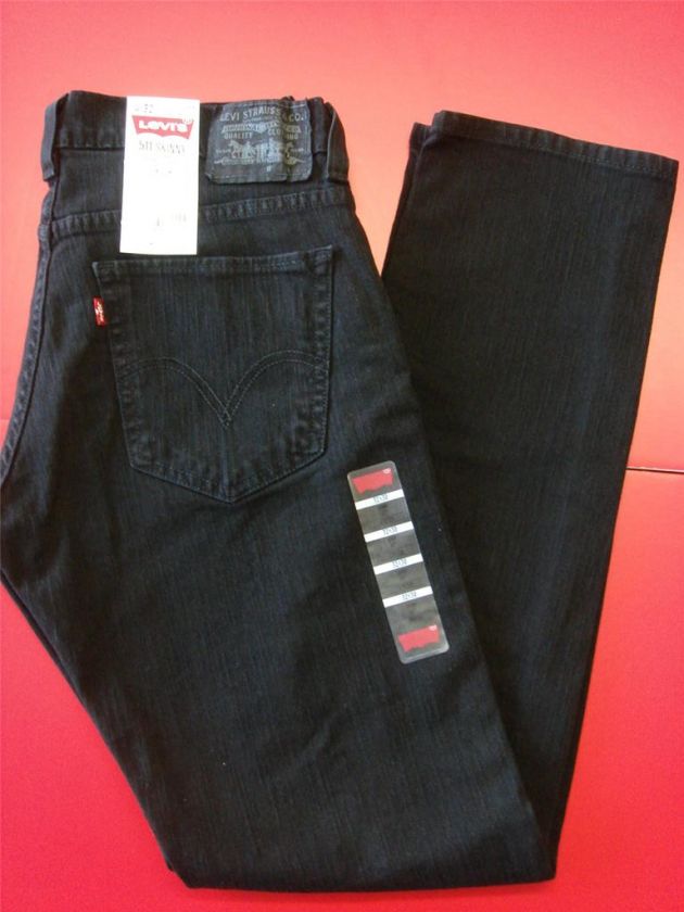 Levis 511 SKINNY Men extra SLIM Fit Black ALL sz 4406  