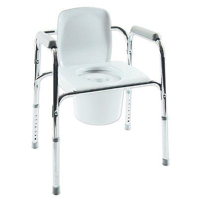 Invacare Heavy Duty All in One Aluminum Bedside Commode  