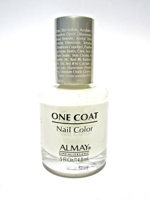 Almay One Coat Nail Color Polish #23 Sheer Angelic  
