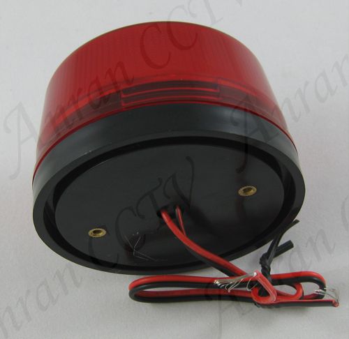 RED SECURITY SYSTEM ALARM OUTDOOR STROBE LIGHT  