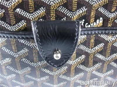 AUTHENTIC GOYARD AMBASSADE SUITCASE BLACK GOYARDINE  