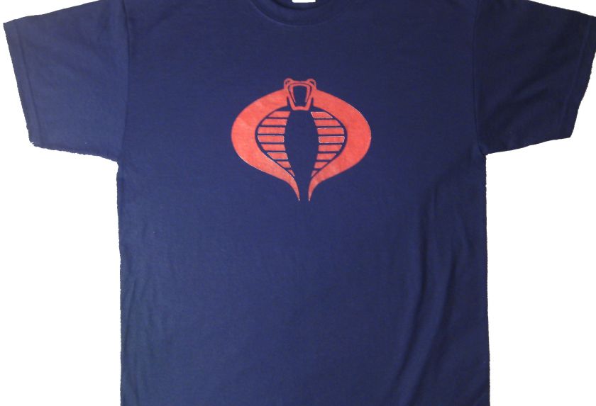 GI Joe Cobra Logo T Shirt 80s Tee Cartoon  