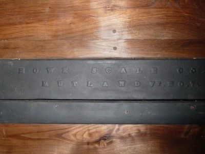 ONE TON Freight Scale Antique Refurbished Functional Weights   Make an 