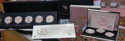 2011 American Eagle 25th Anvsy/2006 American Eagle 20th Anvsy Silver 