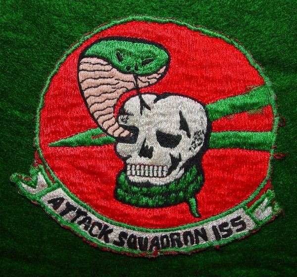 REAL VIETNAM VA 155 ATTACK SQUADRON POCKET PATCH  