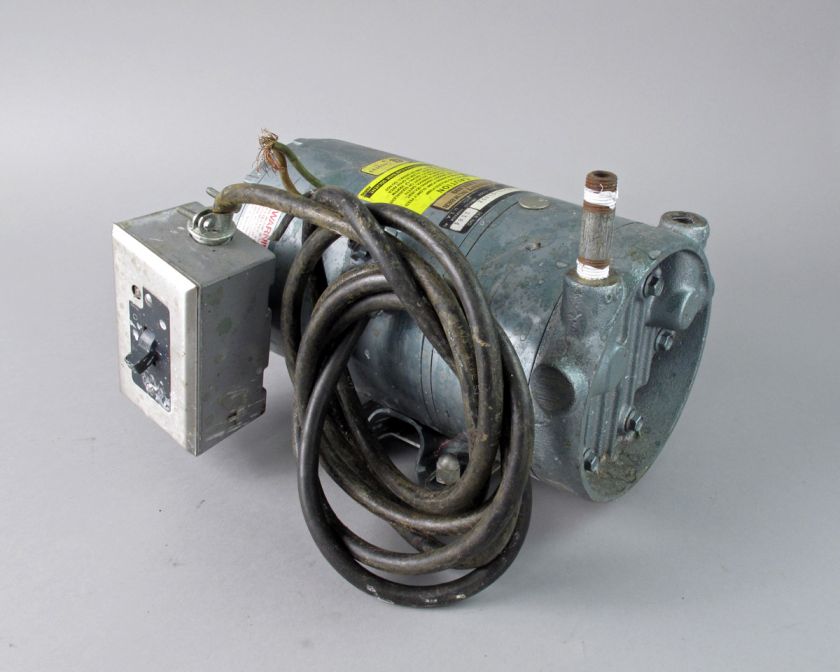 Gast 0522 V103 G18DX AC Vacuum Pump w/ GE Motor and Foot Pedal   *FOR 