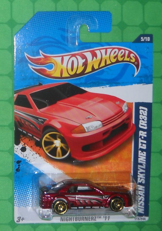 2011 Hot Wheels NISSAN SKYLINE GT R (R32) #115  