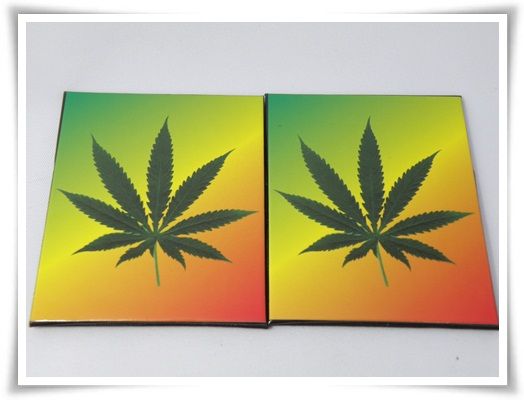 Rasta Cannabis Leaf Money Bag Fold For Banknote Purse Magic Wallets 