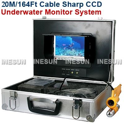 Underwater Fishing Video Camera System 7 LCD 20m Cable  