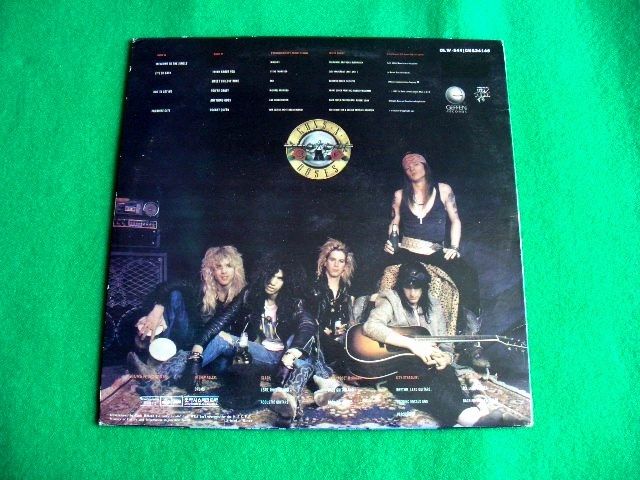 Guns N Roses   Appetite For Destruction KOREA LP Edited Cover Edited 