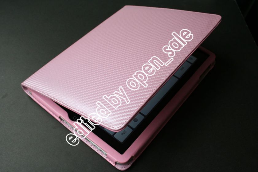 Jnt Pink Ultraslim Thin Smart Organizer Note/Card Leather Cover Case 