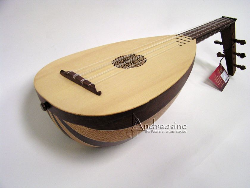 NEW UNIQUE HIGH QUALITY TENOR SIZE LUTE UKULELE UKE VARIEGATED w/ PEGS 