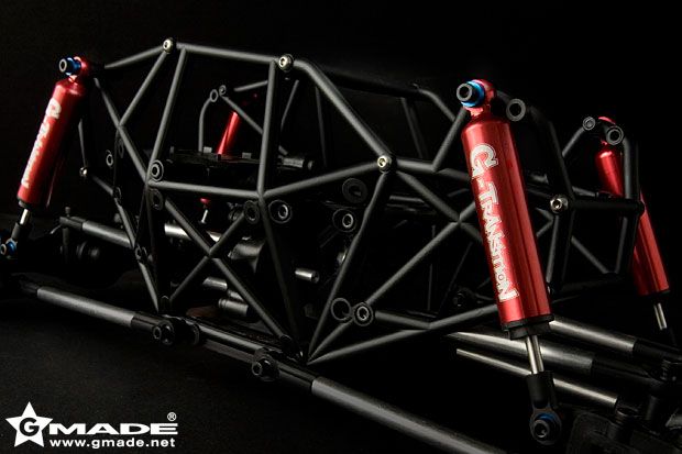 Transition Shock Red 90mm for CR01 Losi Comp Crawler  