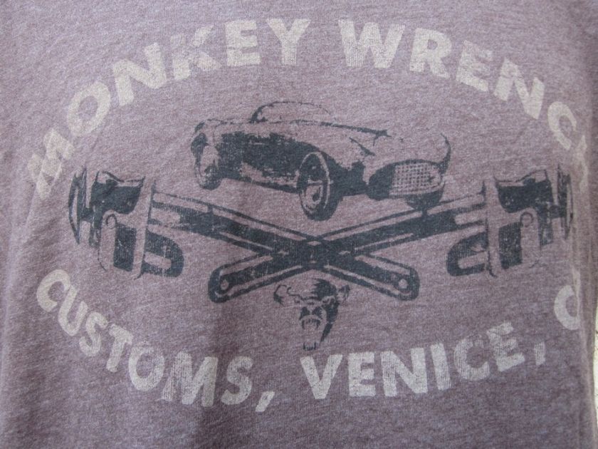 Mens Couch Potato T Shirt Monkey Wrench Customs L  