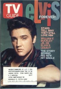 ELVIS COMMEMORATIVE ISSUE TV GUIDE AUGUST 17   23, 2002  