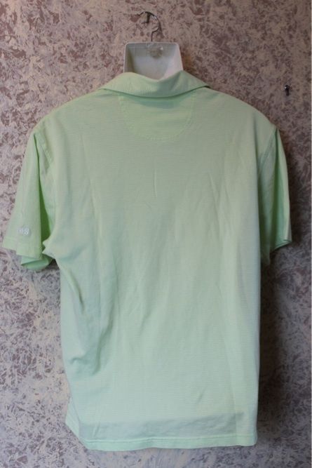 Oxford Gold BARCLAYS Lime Green Polo Shirt M Medium  