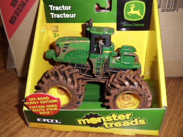 ERTL 5 inch Monster Treads JOHN DEERE Tractor MUDDY  