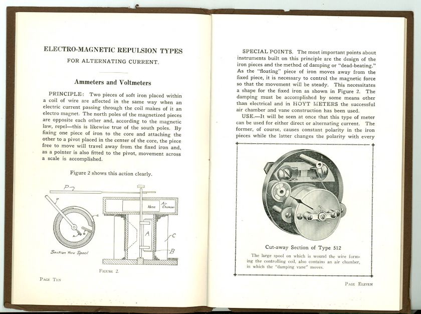 1920s HOYT ELECTRICAL INSTRUMENTS Catalog CAR DASHBOARD  