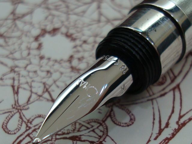 OMAS DA VINCI LIMITED EDITION SILVER FOUNTAIN PEN ＃0354/1000 Medium 