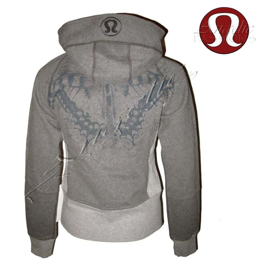   RARE REMIX HOODIE SZ 6 BUTTERFLY DCSGY  LULU LEMON  