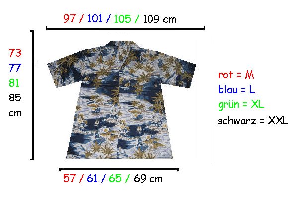 Hawaiihemd Hawaihemd Hawaii Hemd Hawai Shirt Hawaishirt  