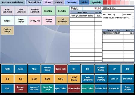 NEW 2 Stn Delivery Touchscreen POS System & S  