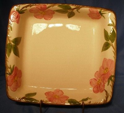 FRANCISCAN China DESERT ROSE USA Square Baker 9 5/8  