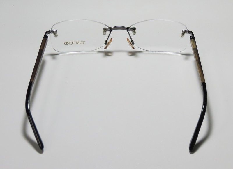 NEW TOM FORD TF 5081 52 17 135 GUNMETAL/BROWN HORN EYEGLASSES/GLASSES 