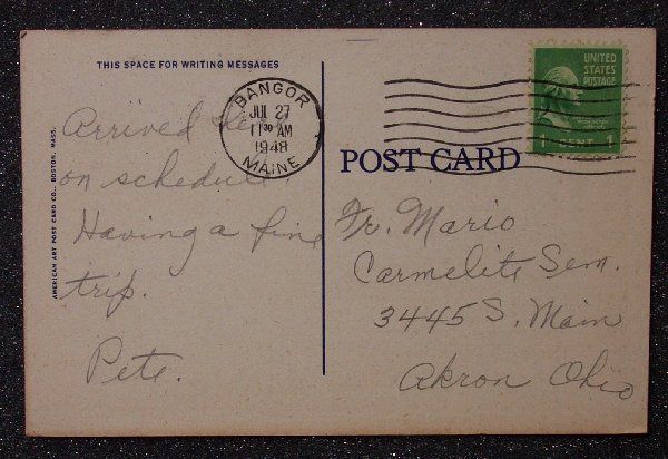 1948 Eastern Maine General Hospital Canoe Bangor ME PC  