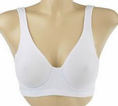 Barely Breezies Stretch Cotton Seamless Bra A211592  