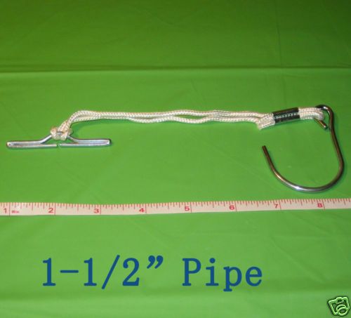 144 pcs PATTERN HOOK + CORD large 1 1/2 pipe #C15  