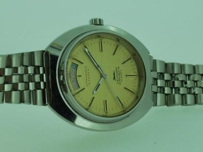   VINTAGE CITIZEN LEOPARD WEEKDATER 28800 HI BEAT WATCH CAL.7220  