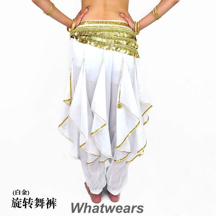 Belly Dance Frills Bollywood Dancing Costume Pants K19  