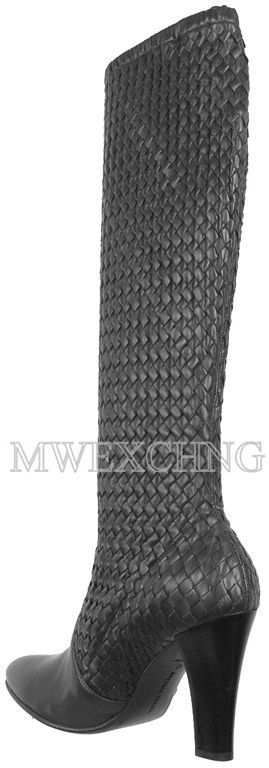 BOTTEGA VENETA WOVEN STRETCH NAPPA FASHION BOOTS EU 41  