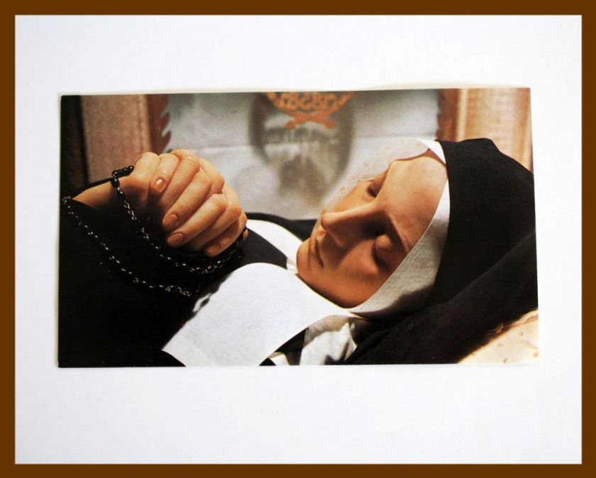 Vintage Catholic Holy Card ST. BERNADETTE SOUBIROUS Saint Gildard 