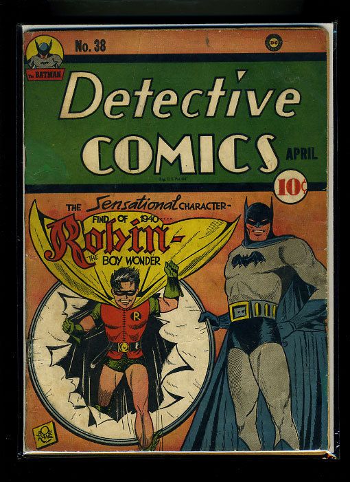 DETECTIVE #38[1940]1st ROBIN APPEARANCE  