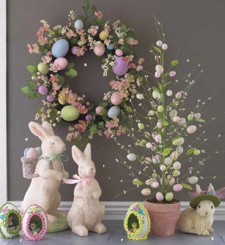 NEW RAZ Easter 26 in Easter Egg Tree in Clay Pot VT SOLD out at RAZ 