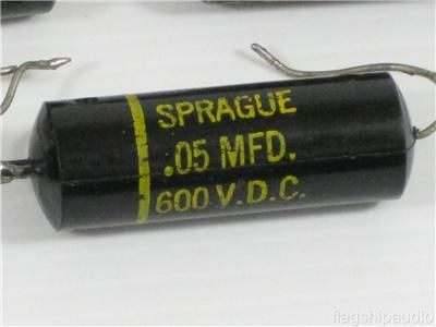 11pcs Sprague Black Beauty .05 MFD 600V Capacitors Caps  