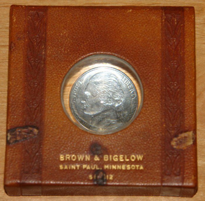 BROWN & BIGELOW PLAYING CARD MAGNIFYING GLASS  