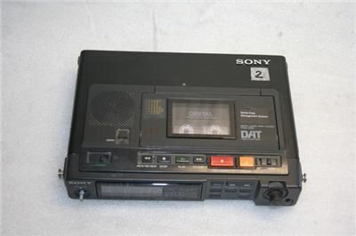 SONY TCD D10 DIGITAL AUDIO TAPE CORDER DAT Digital Audio Tape  