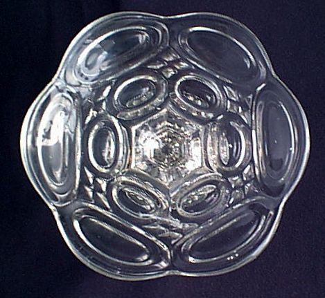 flint glass EXCELSIOR tazza (cake stand) , 8d EAPG  