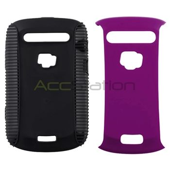   Hard Case+3x Privacy Protector For BlackBerry Bold 9900 9930  