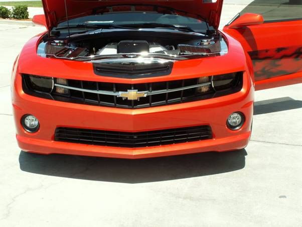 2010 Camaro 6pc Tinted Headlight Dress Up Kit Blackouts  