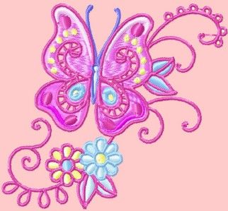 BUTTERFLY CORNER + BLOCK10 MACHINE EMBROIDERY DESIGNS  