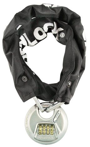 BICYCLE HEAVY DUTY LOCK   LOCK WORDLOCK CHAIN COMBO 6mmx3f WLX  