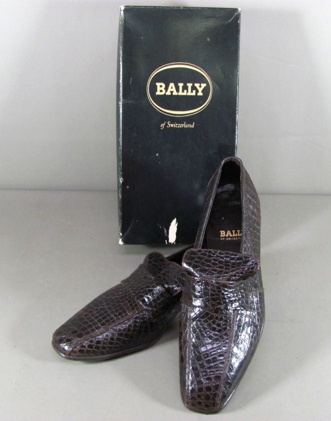 Pair of Brown Tivoli Bally of Switzerland Mens Shoes Size 10  