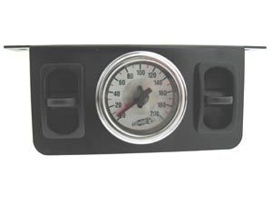 200 PSI Dual Needle Gauge with 2 paddle valve switches  